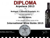 Again an Arlanza Wine is internationally recognized