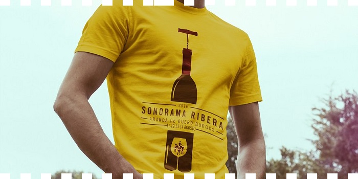 Ya tenemos diseño para las camisetas Sonorama Ribera 2016