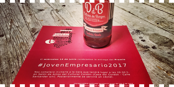 Colaborando con #JovenEmpresario2017 ...de AJE Burgos!